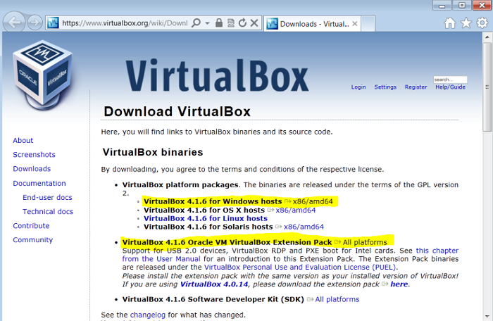vbox interface
